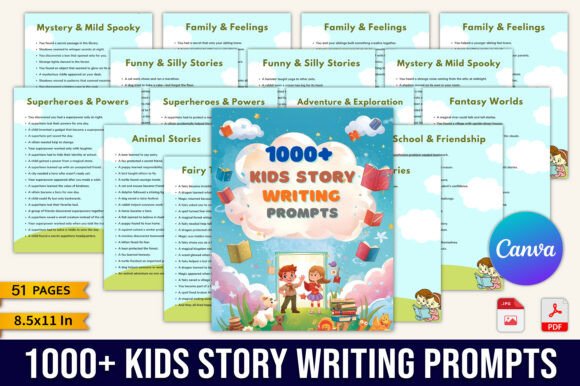 1000 Kids Story Writing Prompts