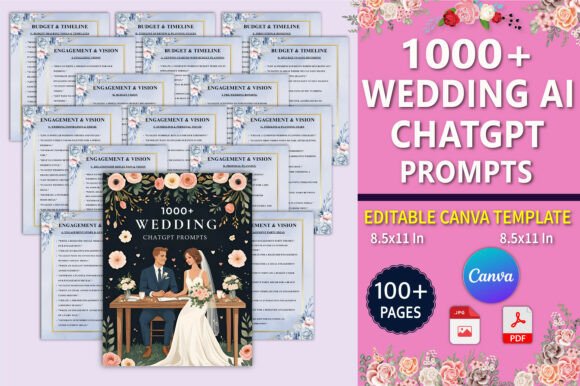 1000 Wedding ChatGPT Prompts: The Thoughtful Planner That Actually Saves Time—Not Just Ideas