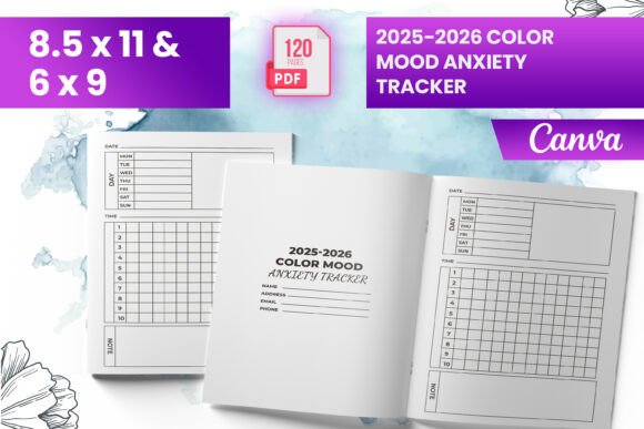 2025-2026 Color Mood Anxiety Tracker