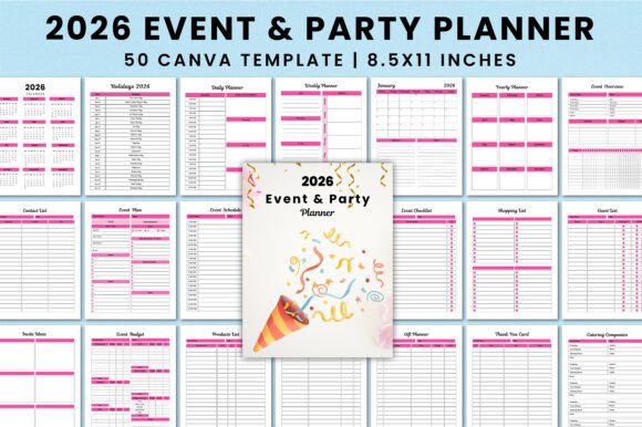 2026 Event Party Planner for Canva: A Practical Guide for Organized, Editable Planning