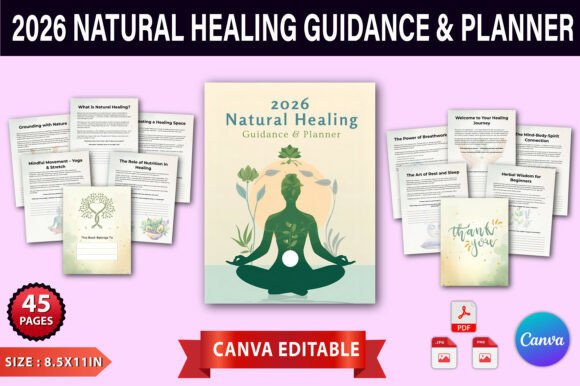 2026 Natural Healing Guidance Planner: Your Intentional Path to Holistic Well-Being