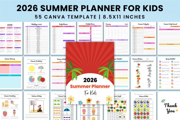 2026 Summer Planner for Kids Canva: A Practical, Editable Resource for Intentional Summer Planning