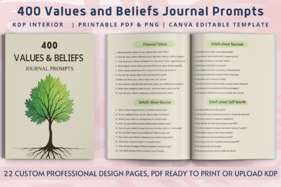 400 Values and Beliefs Journal Prompts