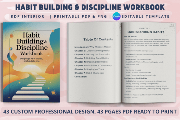 Habit Building Discipline Workbook
