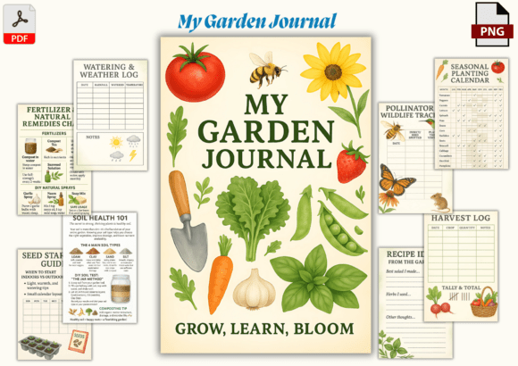 My Garden Journal Fun Educational