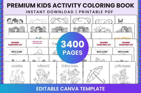 Premium Kids Activity Coloring Book: A Thoughtfully Designed Foundation for Creative Learning and Development